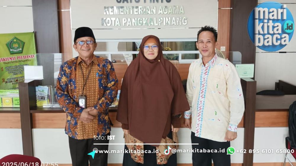 Dukungan Kepala Kemenag Pangkalpinang Hantarkan Dwiyana Ocviyanti Lulus Seleksi PAI Award Tingkat Nasional