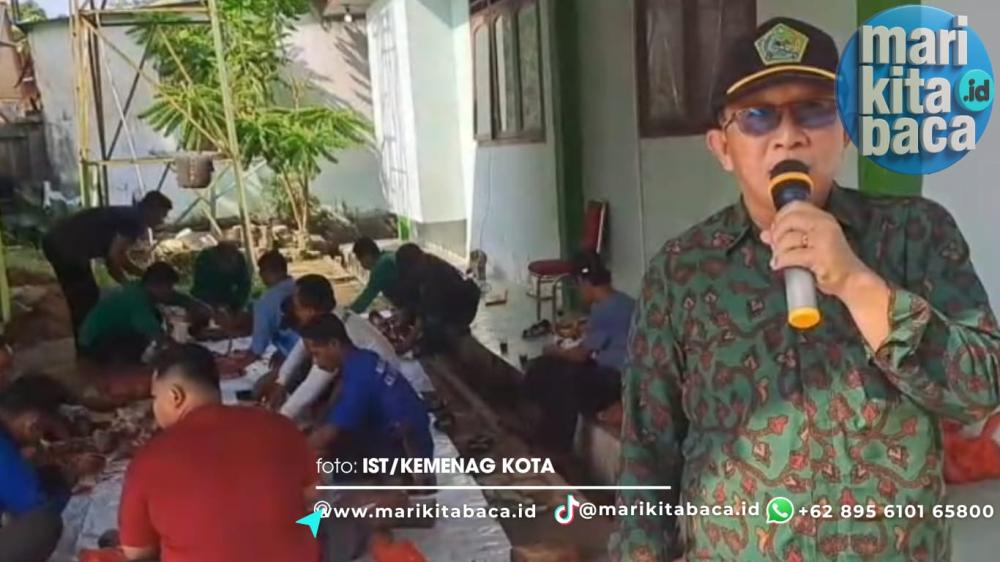 Kemenag Pangkalpinang Sembelih 3 Sapi Kurban, Ini Harapan H. Firmantasi