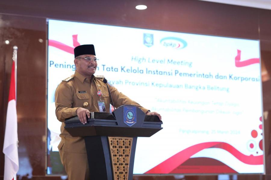 Pj Gubernur Safrizal Ajak Instansi Pemerintah Wujudkan Good Governance