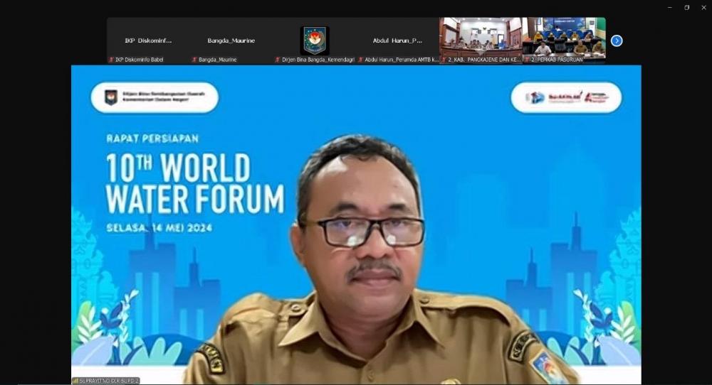 Pj Sekda Ikuti Rakor Bahas Persiapan World Water Forum ke-10